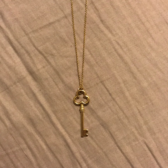 SALE 🏷 Gold Plated Key Necklace Made in Italy - Picture 2 of 3